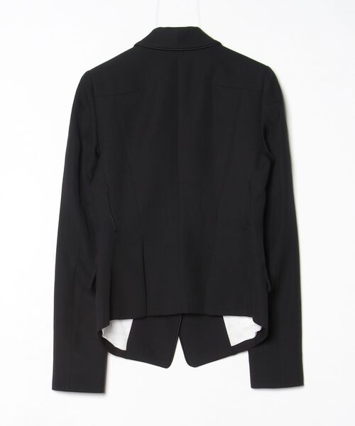 「HAIDER ACKERMANN」 テーラードジャケット 34 ブラック レディース_画像2