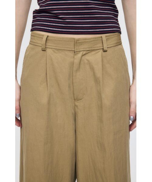 MOUSSY（マウジー） ワイドパンツ パンツ WASHED CHINO CROPPED パンツ