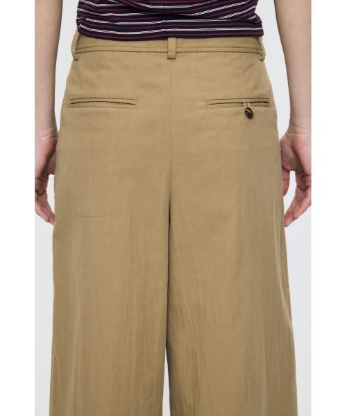 MOUSSY（マウジー） ワイドパンツ パンツ WASHED CHINO CROPPED パンツ