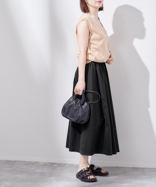 「journal standard L'essage」 フレアスカート - ブラック レディース_画像3