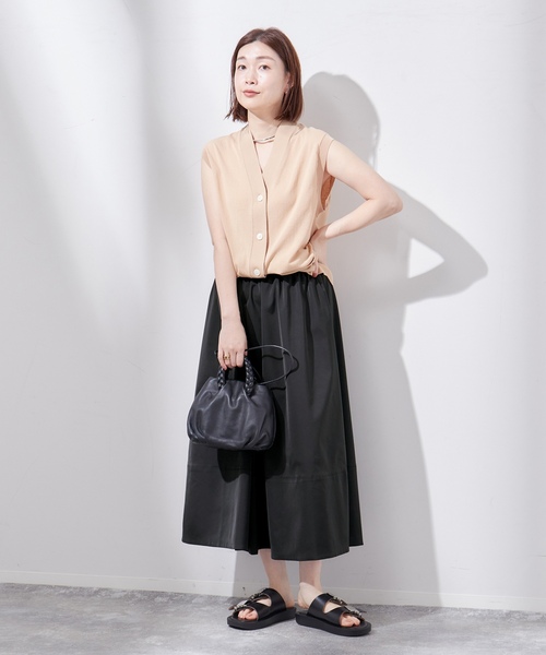「journal standard L'essage」 フレアスカート - ブラック レディース_画像5