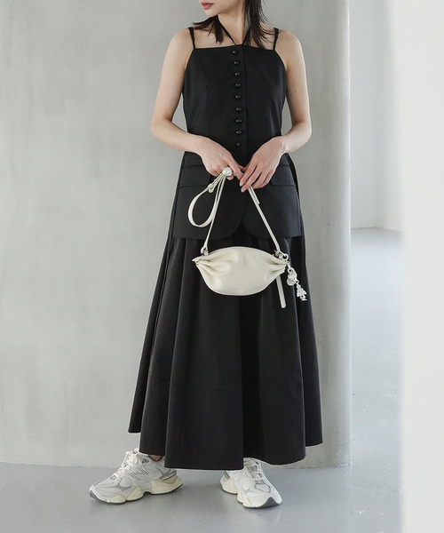 「journal standard L'essage」 フレアスカート - ブラック レディース_画像6