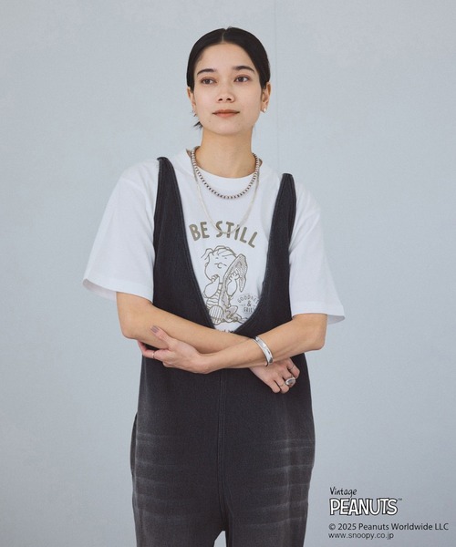 「PEANUTS」 半袖Tシャツ FREE ホワイト系その他2 レディース_画像7