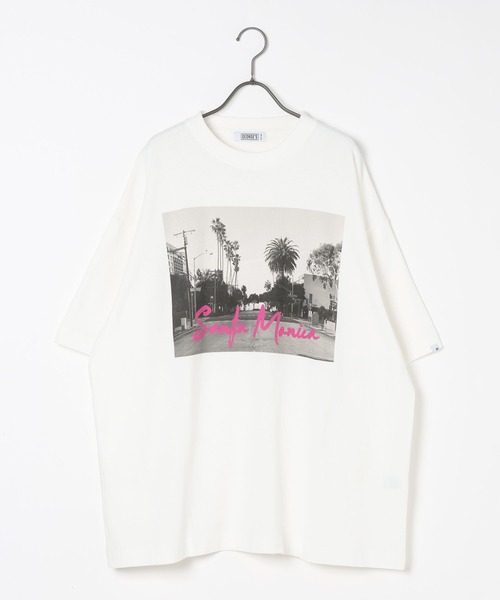 「GEORGE'S」 半袖Tシャツ MEDIUM ホワイト系その他2 メンズ_画像8