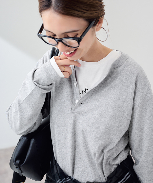 FRAMeWORK（フレームワーク） ヘンリーネック tシャツ 「新色 /追加