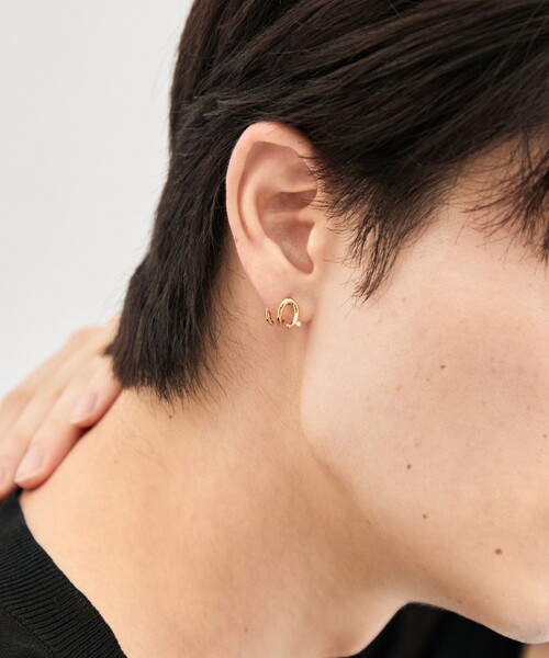 Jouete（ジュエッテ） ピアス 「サークルピアス」 ジルコニア