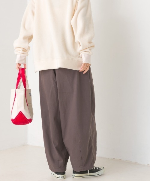 美品 ハイウエストバルーンシルエットパンツ カベサロッソ 洗える