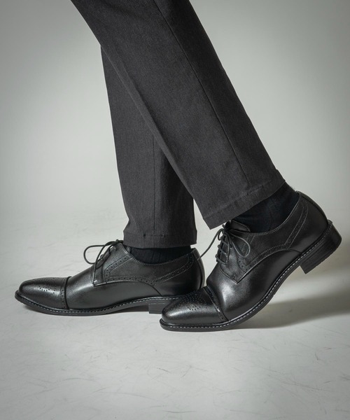 ウィングチップ ビジネスシューズ ドレスシューズ TETE HOMME（テット オム） 革靴 ビジネスシューズ ビジネスシューズ