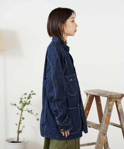 ジャケット Gジャン orSlow/オアスロウ 50s COVERALL DENIM ONE WASH デニムジャケット orSlow/オアスロウ 50s COVERALL DENIM ONE WASH