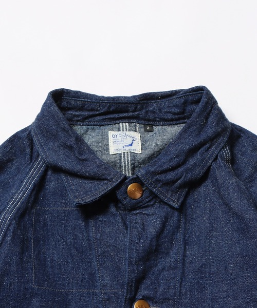 ジャケット Gジャン orSlow/オアスロウ 50s COVERALL DENIM ONE WASH デニムジャケット orSlow/オアスロウ 50s COVERALL DENIM ONE WASH