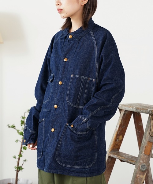 ジャケット Gジャン orSlow/オアスロウ 50s COVERALL DENIM ONE WASH デニムジャケット orSlow/オアスロウ 50s COVERALL DENIM ONE WASH