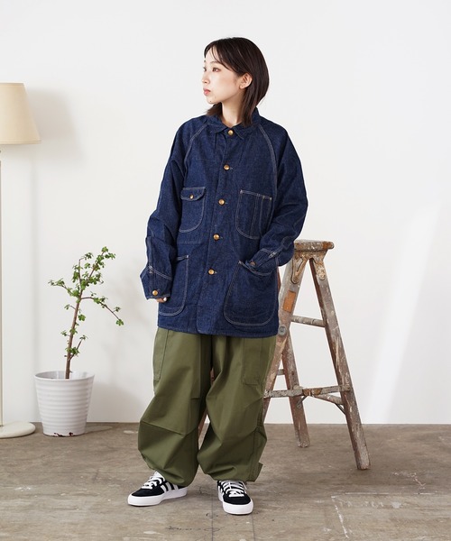 ジャケット Gジャン orSlow/オアスロウ 50s COVERALL DENIM ONE WASH デニムジャケット orSlow/オアスロウ 50s COVERALL DENIM ONE WASH