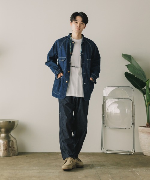 ジャケット Gジャン orSlow/オアスロウ 50s COVERALL DENIM ONE WASH デニムジャケット orSlow/オアスロウ 50s COVERALL DENIM ONE WASH