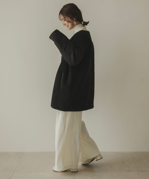 rectangle（レクタングル） ジャケット ノーカラージャケット ボア