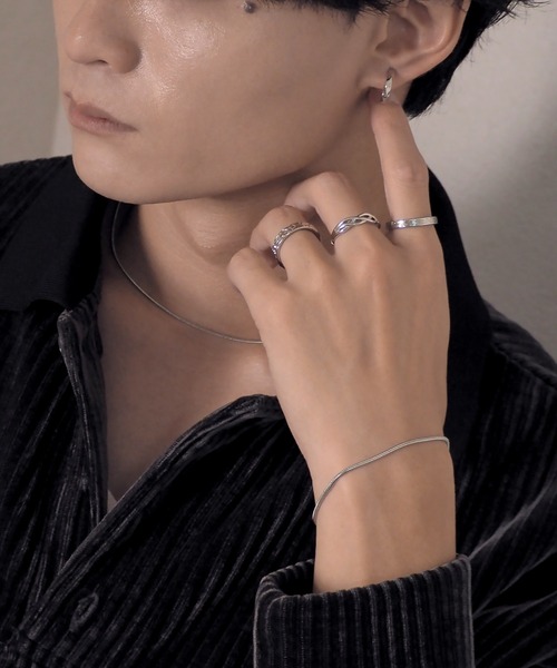 SBG by 7JEWELRY アレルギー対応 ブレスレット SBG スネークチェーン