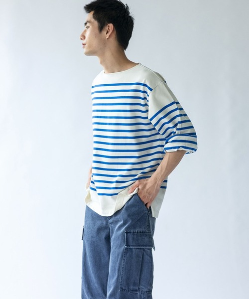 Johnbull tシャツ バスクボーダーTシャツ メンズ : ZOZOTOWN
