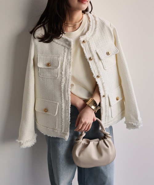 ap retro ジャケット ノーカラージャケット 「選べるデザイン