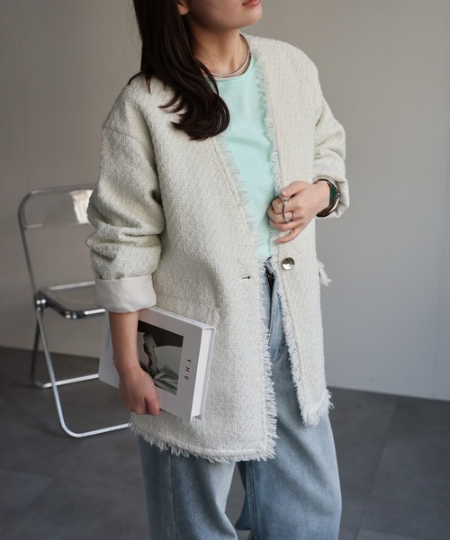 ap retro ジャケット ノーカラージャケット 「選べるデザイン