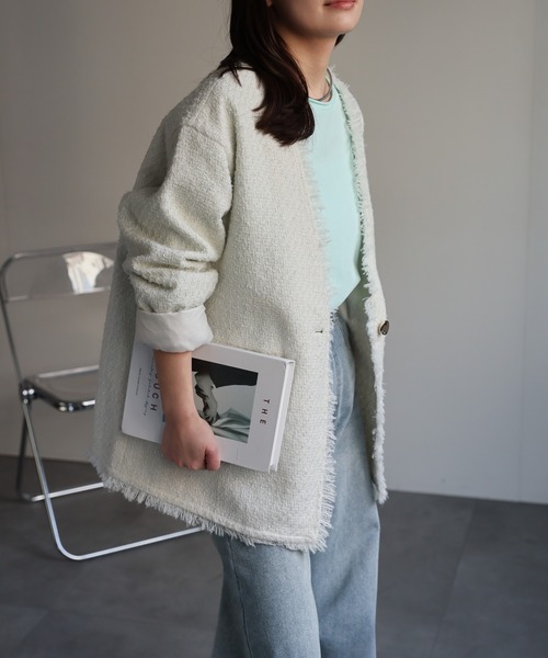 ap retro ジャケット ノーカラージャケット 「選べるデザイン