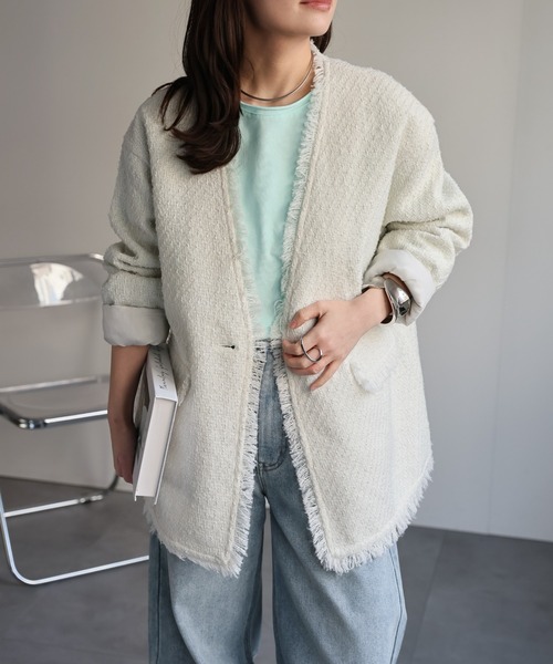 ap retro ジャケット ノーカラージャケット 「選べるデザイン