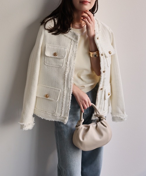 ap retro ジャケット ノーカラージャケット 「選べるデザイン