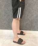 パンツ 2本ラインハーフパンツ キッズ 子供服...の詳細画像3
