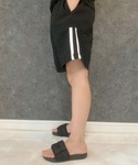 パンツ 2本ラインハーフパンツ キッズ 子供服...の詳細画像5