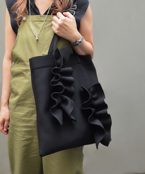 styiro（スタイロ） トートバッグ 再入荷 「軽量」カオスフリルビッグ