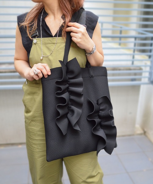 styiro（スタイロ） トートバッグ 再入荷 「軽量」カオスフリルビッグ