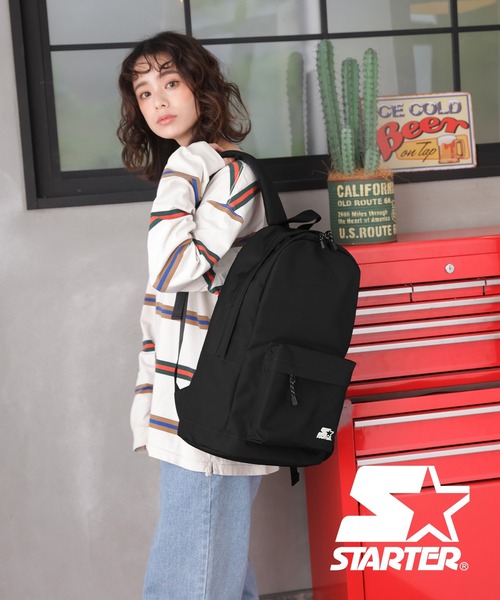 新品　BLUE LABEL ブラックリュック STARTER BLUE LABEL デイバック リュック LABELデイパック