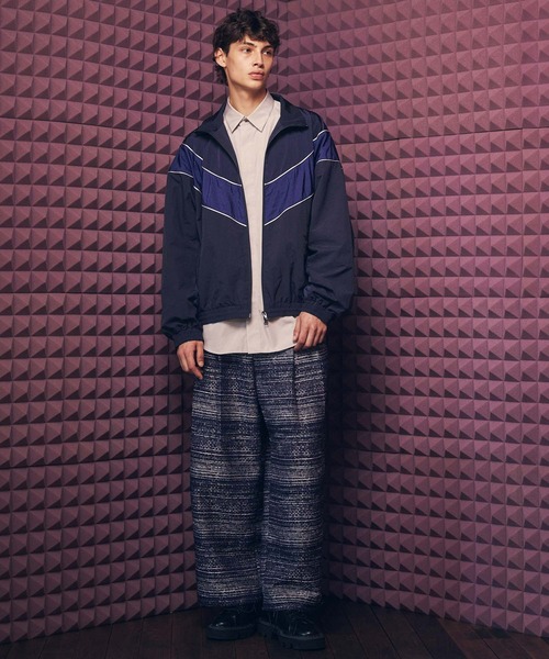 【Italian Dead Stock Fabric】ドレスオーバー比翼シャツ MAISON SPECIAL（メゾンスペシャル）の「《UNISEX》【Italian