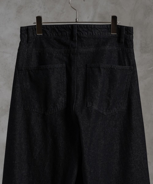 USA規格 超極太 00s X-LARGE ヘビーオンス バギースケーターデニム 日本製00s美品 FIVE-O リジッド バギーデニムショーツ 極太