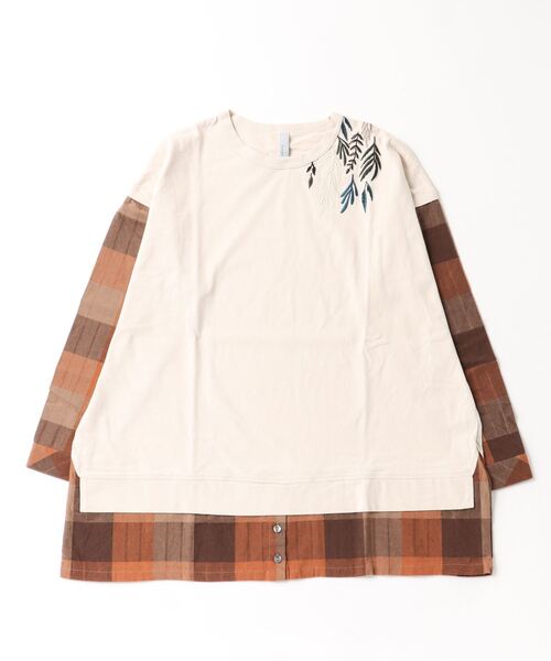 Emago EMAGO レイヤード風プルオーバー レディース : ZOZOTOWN