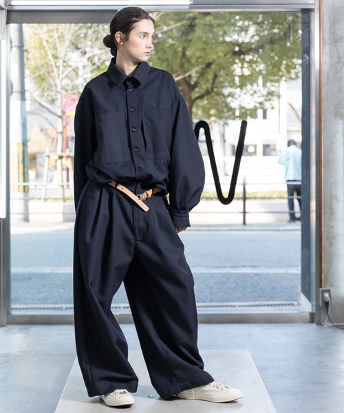 パンツ 【VOAAOV】 BISHU WOOL ONI SURGE Tuck Wide Pants VOAAOV BISHU WOOL ONI SURGE Tuck Wide