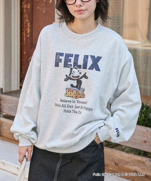 MONO-MART（モノマート） トレーナー スウェット 裏起毛 「FELIX」別注