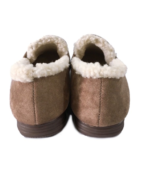 Dewlily ローファー 裏起毛ボアローファー レディース : ZOZOTOWN