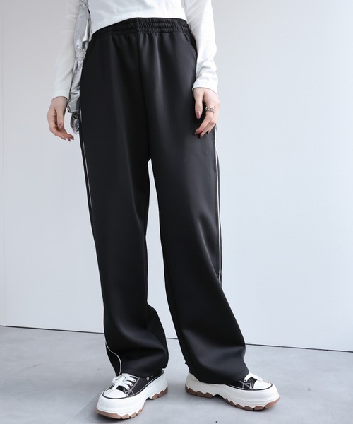 パンツ 「セットアップ対応」配色トラックジャージ/パンツ レディース | LACーVERT | 03