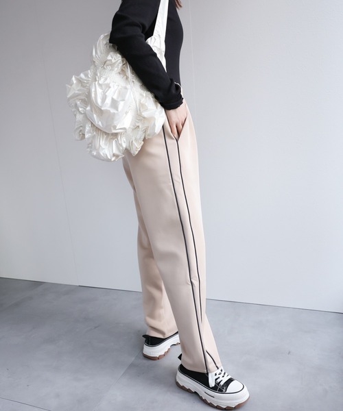 LACーVERT パンツ 「セットアップ対応」配色トラックジャージ/パンツ