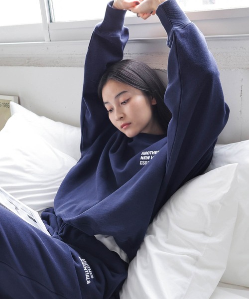 ANME スウェット2色 ANME トレーナー スウェット 「新色・新サイズ追加」ロゴ刺繍