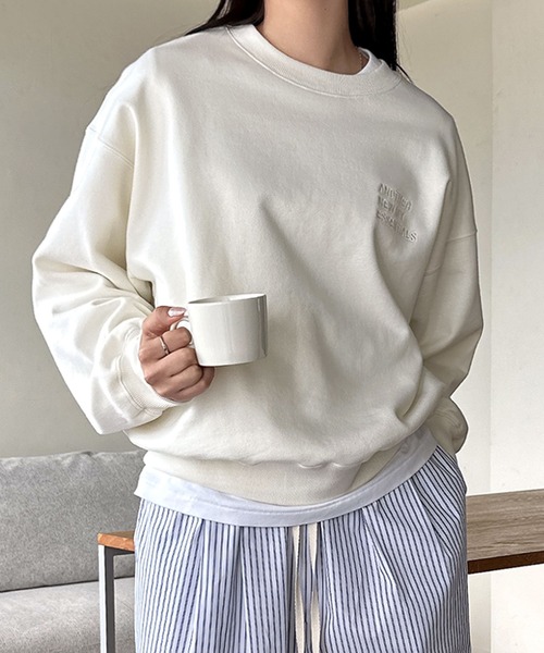ANME トレーナー スウェット ANMEエンブロイダリーロゴ裏毛