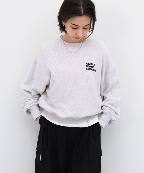 ANME トレーナー スウェット 「新色・新サイズ追加」ロゴ刺繍ANME裏毛