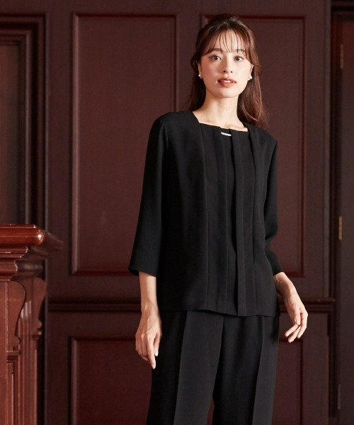 ニッセン（nissen） セットアップ 「喪服・礼服」洗える防しわ