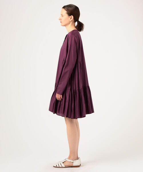 Merlette x TOMORROWLAND 紫 長袖ミニワンピース