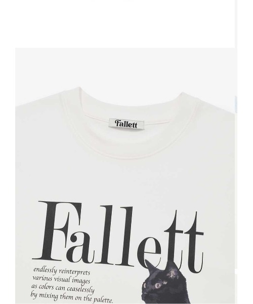 ●FALLETT●DEUX NERO MTM スウェット 長袖 猫ちゃん 男女兼用 猫 Fallett(ファレ) - 海外通販のBUYMA