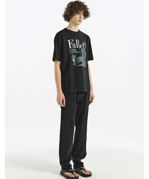 Tシャツ・カットソー Fallett Nero Wappen Short Sleeve 4HA099 Fallett tシャツ A'GEM/9 × .kom 「FALLETT/ファレット」 DEUX