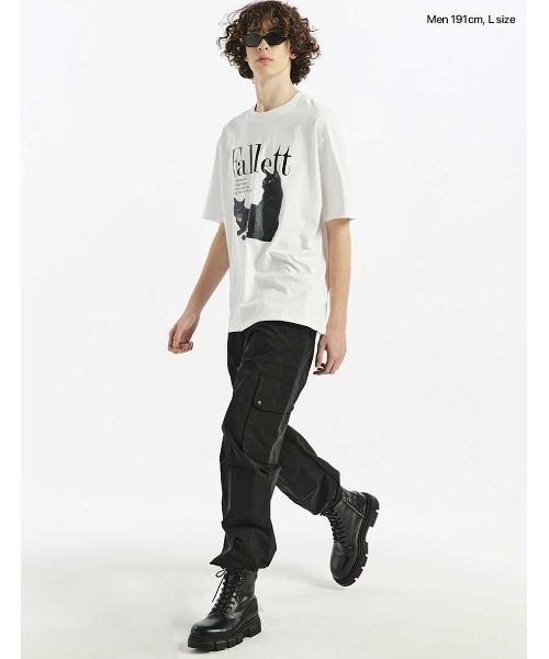 Tシャツ・カットソー Fallett Nero Wappen Short Sleeve 4HA099 Fallett tシャツ A'GEM/9 × .kom 「FALLETT/ファレット」 DEUX