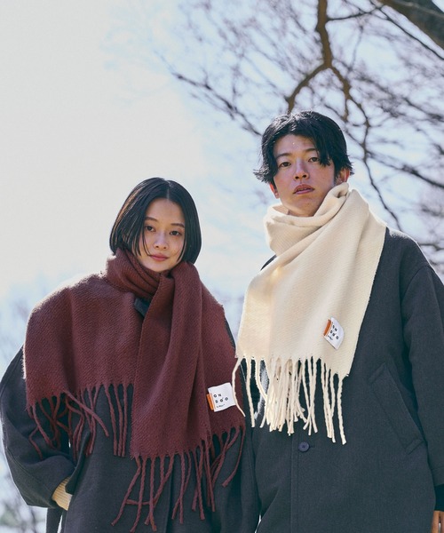 Wpc. マフラー ストール ONDOO ボリュームフリンジマフラー レディース