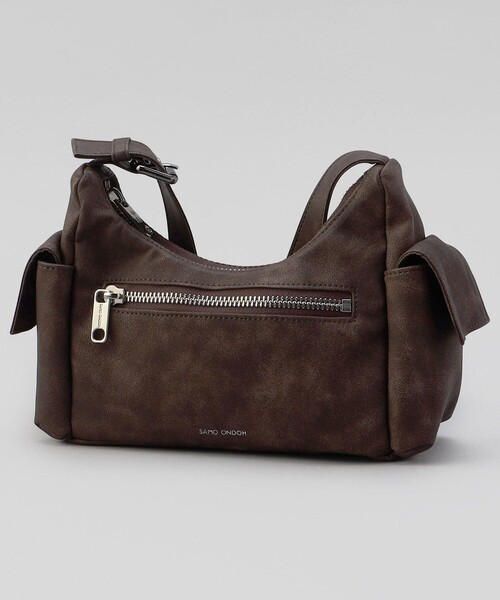 【美品】  None / | SAMO ONDOH / セイモオンド POCKET MUG BAG ショルダーバッグ | ブラウン | レディース FREAK'S STORE（フリークスストア） ショルダーバッグ バッグ SAMO