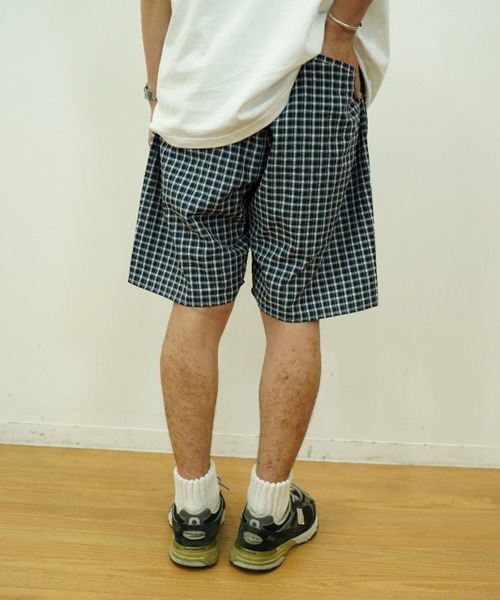 ショートパンツ Check Shorts 楽天市場】メンズ ショーツYAGO ヤゴCHECK SHORTS チェック