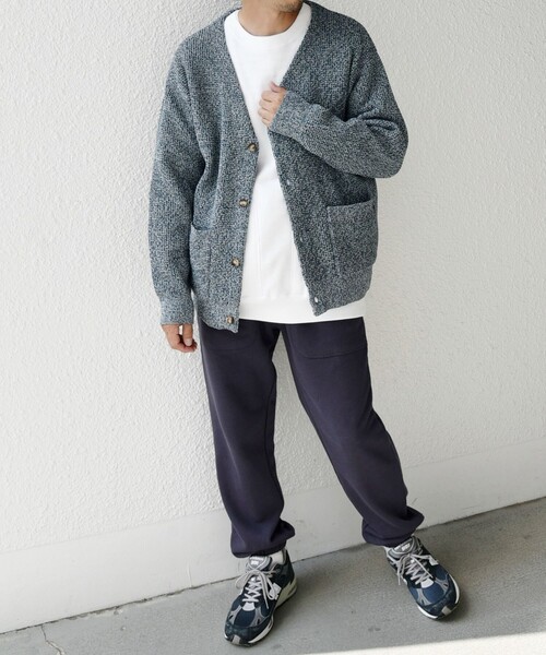 SHIPS any カーディガン any: 「手洗い可能」メランジ カラー ミックス